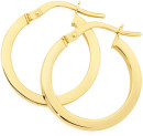 9ct-Gold-2x15mm-Square-Tube-Hoop-Earrings Sale