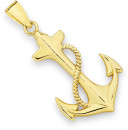 9ct-Gold-Small-Anchor-with-Rope-Pendant Sale