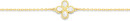 9ct-Gold-19cm-Mother-of-Pearl-Clover-Charm-Trace-Bracelet Sale