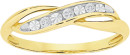 9ct-Gold-Diamond-Crossover-Ring Sale