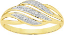 9ct-Gold-Diamond-Triple-Wave-Ring Sale