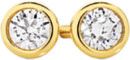 9ct-Gold-Lab-Grown-Diamond-Bezel-Stud-Earrings Sale
