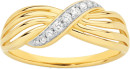 9ct-Gold-Diamond-Swirl-Crossover-Ring Sale