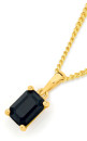 9ct-Gold-Black-Sapphire-Pendant Sale