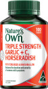 Natures-Own-Triple-Strength-Garlic-C-Horseradish-100-Tablets Sale