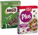 Uncle-Tobys-Plus-Cereal-410-435g-or-Nestl-Milo-Cereal-330-350g-Selected-Varieties Sale