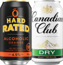 Hard-Rated-45-or-Canadian-Club-48-Premix-Range-Cans-375mL-10-Pack Sale