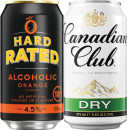 Hard-Rated-45-or-Canadian-Club-48-Premix-Range-Cans-375mL-10-Pack Sale