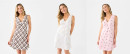 Sleeveless-Crepe-V-Neck-Mini-Dress Sale
