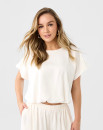 Short-Sleeve-Bubble-Hem-Top Sale