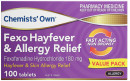 Chemists-Own-Fexo-Fexofenadine-180mg-100-Tablets Sale