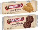 Arnotts-Choc-Ripple-or-Malt-O-Milk-Biscuits-250g Sale