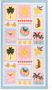 Vue-Tropical-Printed-Velour-Beach-Towel-Mutli Sale