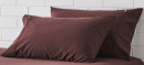 Vue-Stonewashed-Cotton-Pillowcase-Pair-Bitter-Chocolate Sale