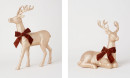 Myer-Giftorium-Harvest-Glittered-Sitting-or-Standing-Reindeer-with-Brown-Bow Sale
