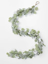 Australian-House-Garden-Eucalyptus-Glittered-Faux-Eucalyptus-Leaves-Berries-Garland Sale