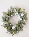 Australian-House-Garden-Eucalyptus-Glittered-Faux-Eucalyptus-Leaves-Berries-Wreath Sale