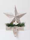 Australian-House-Garden-Eucalyptus-White-Washed-Resin-Star-Stocking-Holder Sale