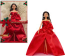 Barbie-Signature-Holiday-Barbie-Latina-Brown-Hair-with-Red-Gown Sale