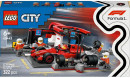 LEGO-City-F1-Pit-Stop-Pit-Crew-with-Ferrari-Car-60443 Sale