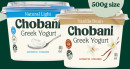 NEW-Chobani-Greek-Yogurt-Natural-Light-or-Vanilla-Bean-500g Sale