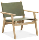 L3-Home-Enzo-Leather-Sling-Armchair-in-Olive-Green Sale