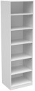 Flexi-Storage-Wardrobe-2000mm-x-606mm-x-480mm-6-Shelf-Unit-in-in-Matt-White Sale