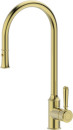 Mondella-Maestro-WELS-T45409-6-star-4Lmin-Pull-Out-Vegie-Spray-Sink-Mixer-in-Brushed-Brass Sale