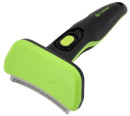 Flamingo-Self-Cleaning-Deshedding-Tool-with-Retractable-Blades-in-Green Sale