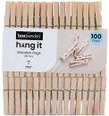 Boxsweden-Hang-It-Wooden-Clothes-Pegs-Pack-of-100 Sale
