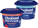 NEW-Chobani-Protein-Greek-Yogurt-Strawberry-or-Vanilla-500g Sale
