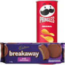 Pringles-Chips-134g-or-Cadbury-Breakaway-Biscuits-180g-Selected-Varieties Sale