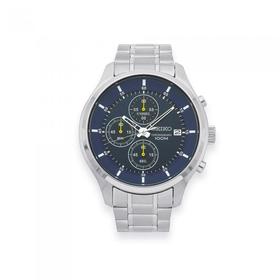 Seiko+Men%27s+Silver+Tone+Watch+%28Model%3A+SKS537P%29