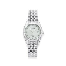 Citizen+Ladies+Q+Silver+Tone+Watch+%28Model%3A+EU6050-59D%29