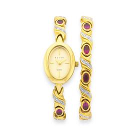 Elite-Ladies-Watch-Bracelet-Set on sale