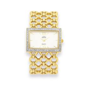 Elite-Ladies-Gold-Tone-Watch on sale