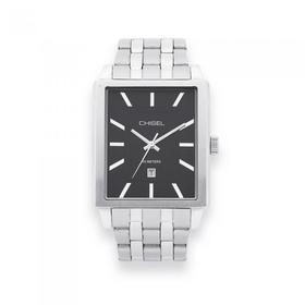 Chisel+Men%27s+Silver+Tone+Watch