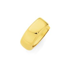 9ct+Gold+Single+Gents+Huggie+Earring