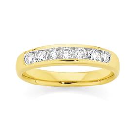 18ct-Gold-Diamond-Band on sale