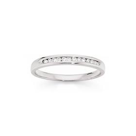 9ct-White-Gold-Diamond-Band on sale