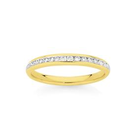 9ct+Gold+Diamond+Anniversary+Ring