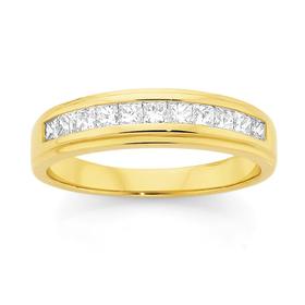 18ct-Gold-Diamond-Band on sale