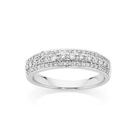 18ct-White-Gold-Diamond-Ring on sale
