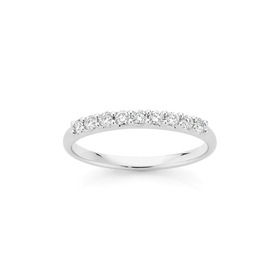 9ct-White-Gold-Diamond-Ring on sale