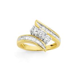 18ct-Gold-Diamond-Ring on sale