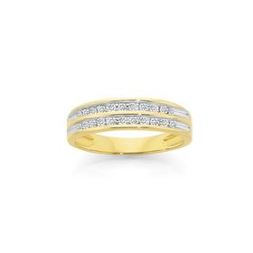 9ct+Diamond+Ring