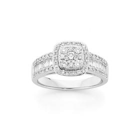 18ct-White-Gold-Engagement-Ring on sale