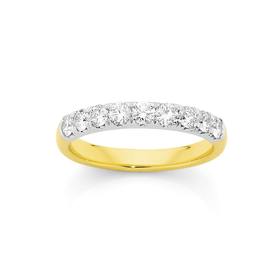 18ct-Gold-Diamond-Anniversary-Band on sale