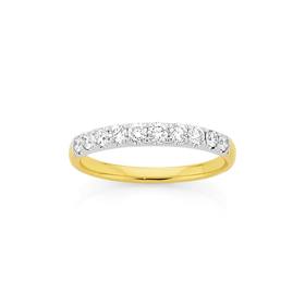18ct-Gold-Two-Tone-Diamond-Ring on sale