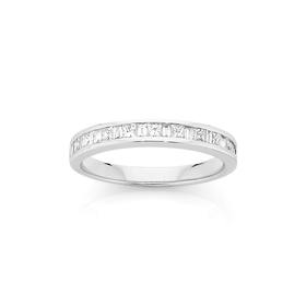 18ct+White+Gold+Diamond+Ring